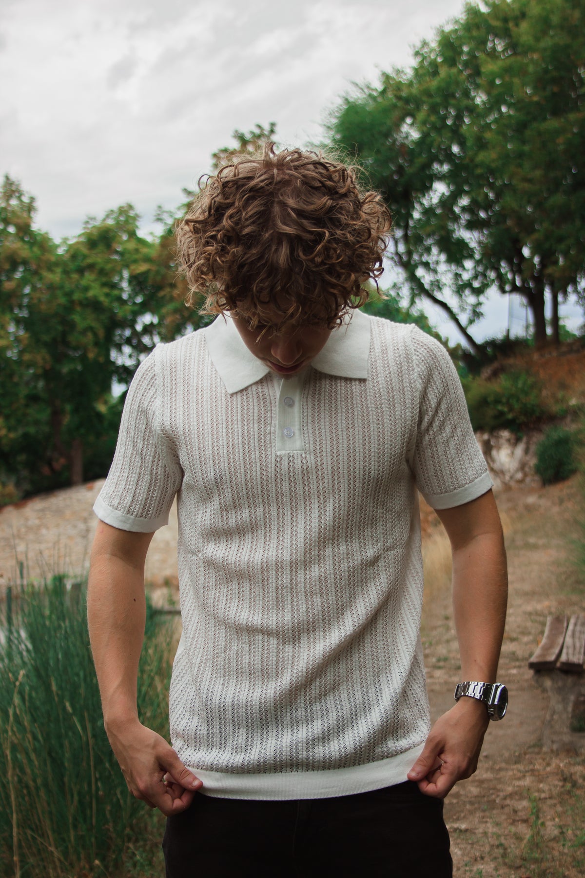 Polo -Coupe Ajustée-homme petit